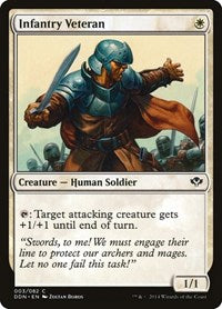 Infantry Veteran (3) [Duel Decks: Speed vs. Cunning]