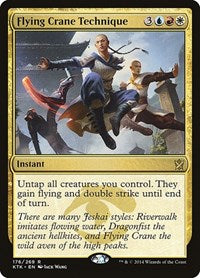 Flying Crane Technique (176) [Khans of Tarkir]