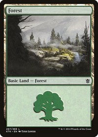 Forest (267) (267) [Khans of Tarkir]