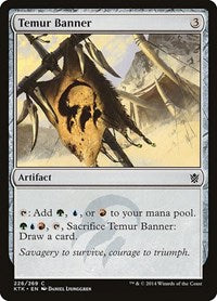 Temur Banner (226) [Khans of Tarkir]