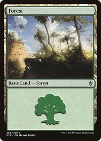 Forest (266) (266) [Khans of Tarkir]