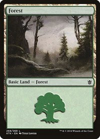 Forest (268) (268) [Khans of Tarkir]