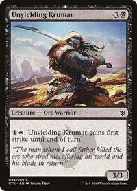 Unyielding Krumar (94) [Khans of Tarkir]