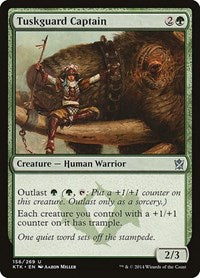 Tuskguard Captain (156) [Khans of Tarkir]