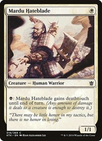 Mardu Hateblade (16) [Khans of Tarkir]