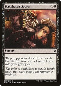 Rakshasa's Secret (84) [Khans of Tarkir]