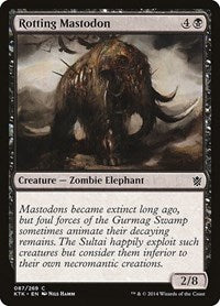 Rotting Mastodon (87) [Khans of Tarkir]