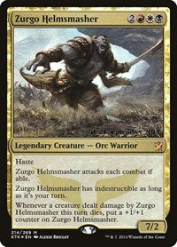 Zurgo Helmsmasher (214) [Prerelease Cards]