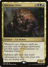 Rakshasa Vizier (193) [Prerelease Cards]
