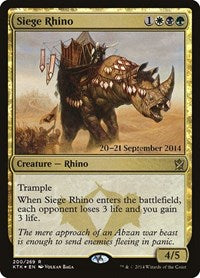 Siege Rhino (200) [Prerelease Cards]