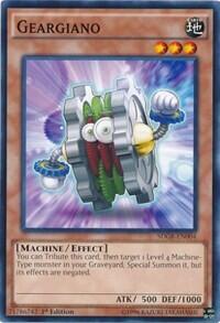 Geargiano (SDGR-EN004) [Structure Deck: Geargia Rampage]