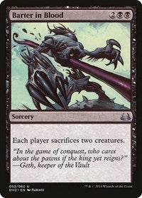 Barter in Blood (52) [Duel Decks: Anthology]