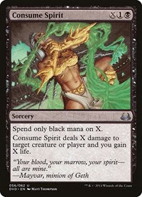 Consume Spirit (56) [Duel Decks: Anthology]
