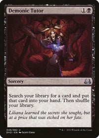 Demonic Tutor (49) [Duel Decks: Anthology]