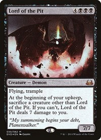 Lord of the Pit (30) [Duel Decks: Anthology]