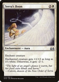 Serra's Boon (18) [Duel Decks: Anthology]