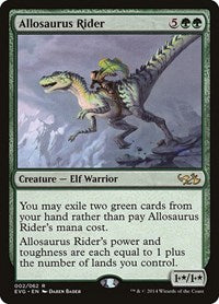 Allosaurus Rider (2) [Duel Decks: Anthology]