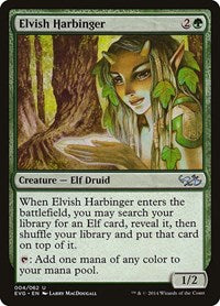 Elvish Harbinger (4) [Duel Decks: Anthology]