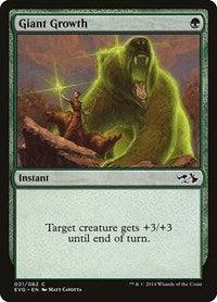 Giant Growth (EVG) (21) [Duel Decks: Anthology]