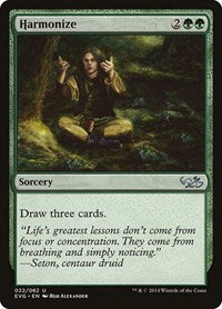 Harmonize (EVG) (22) [Duel Decks: Anthology]