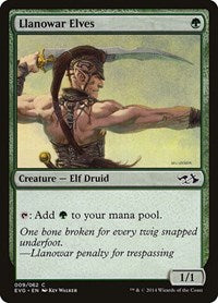 Llanowar Elves (9) [Duel Decks: Anthology]