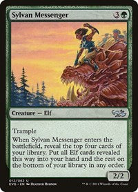Sylvan Messenger (12) [Duel Decks: Anthology]