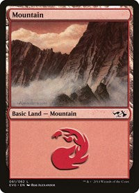 Mountain (061) (EVG) (61) [Duel Decks: Anthology]