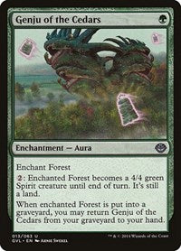 Genju of the Cedars (13) [Duel Decks: Anthology]