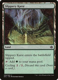 Slippery Karst (26) [Duel Decks: Anthology]