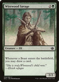Wirewood Savage (6) [Duel Decks: Anthology]