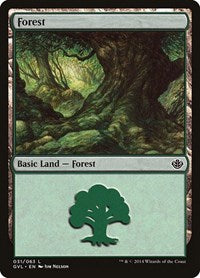 Forest (031) (GVL) (31) [Duel Decks: Anthology]