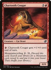 Chartooth Cougar (47) [Duel Decks: Anthology]