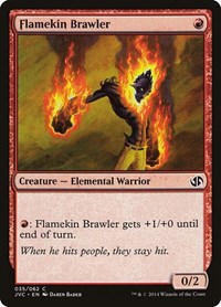 Flamekin Brawler (35) [Duel Decks: Anthology]