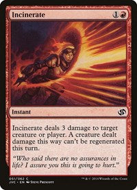 Incinerate (51) [Duel Decks: Anthology]