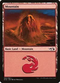 Mountain (060) (EVG) (60) [Duel Decks: Anthology]