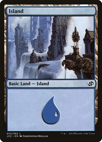 Island (33) (Jace vs. Chandra) (33) [Duel Decks: Anthology]