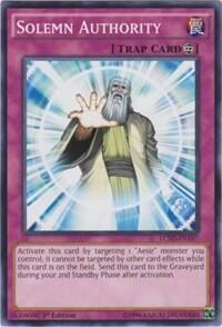 Solemn Authority (LC5D-EN197) [Legendary Collection 5D's]