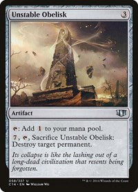 Unstable Obelisk (58) [Commander 2014]