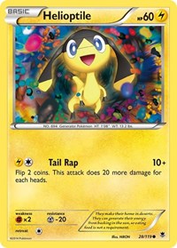 Helioptile (28) (28/119) [XY - Phantom Forces]