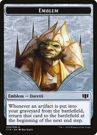Emblem - Daretti, Scrap Savant // Tuktuk the Returned Double-Sided Token (36 // 31) [Commander 2014]