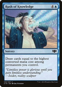 Rush of Knowledge (123) [Commander 2014]