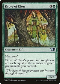 Drove of Elves (189) [Commander 2014]