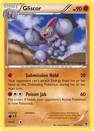 Gliscor 047  XY  Phantom Forces - Rare