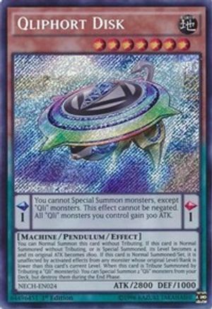 Qliphort Disk (NECH-EN024) - The New Challengers Unlimited