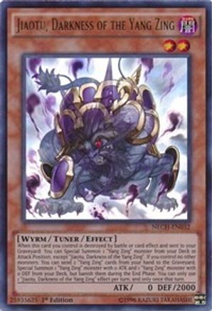 Jiaotu, Darkness of the Yang Zing (NECH-EN032) - The New Challengers 1st Edition