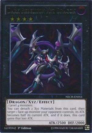 Dark Rebellion Xyz Dragon (UTR) (NECH-EN053) - The New Challengers 1st Edition