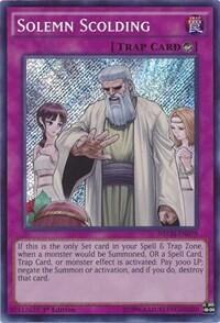 Solemn Scolding (NECH-EN079) [The New Challengers]