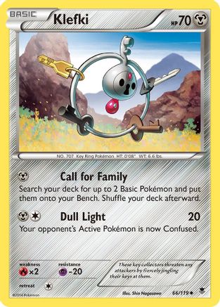 Klefki 066  XY  Phantom Forces - Uncommon