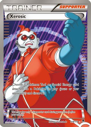 Xerosic (119 Full Art) 119/119  - Holofoil XY  Phantom Forces - Ultra Rare