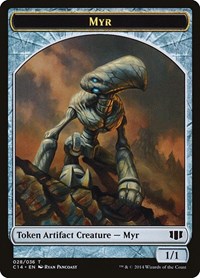 Myr // Pentavite Double-Sided Token (28 // 29) [Commander 2014]